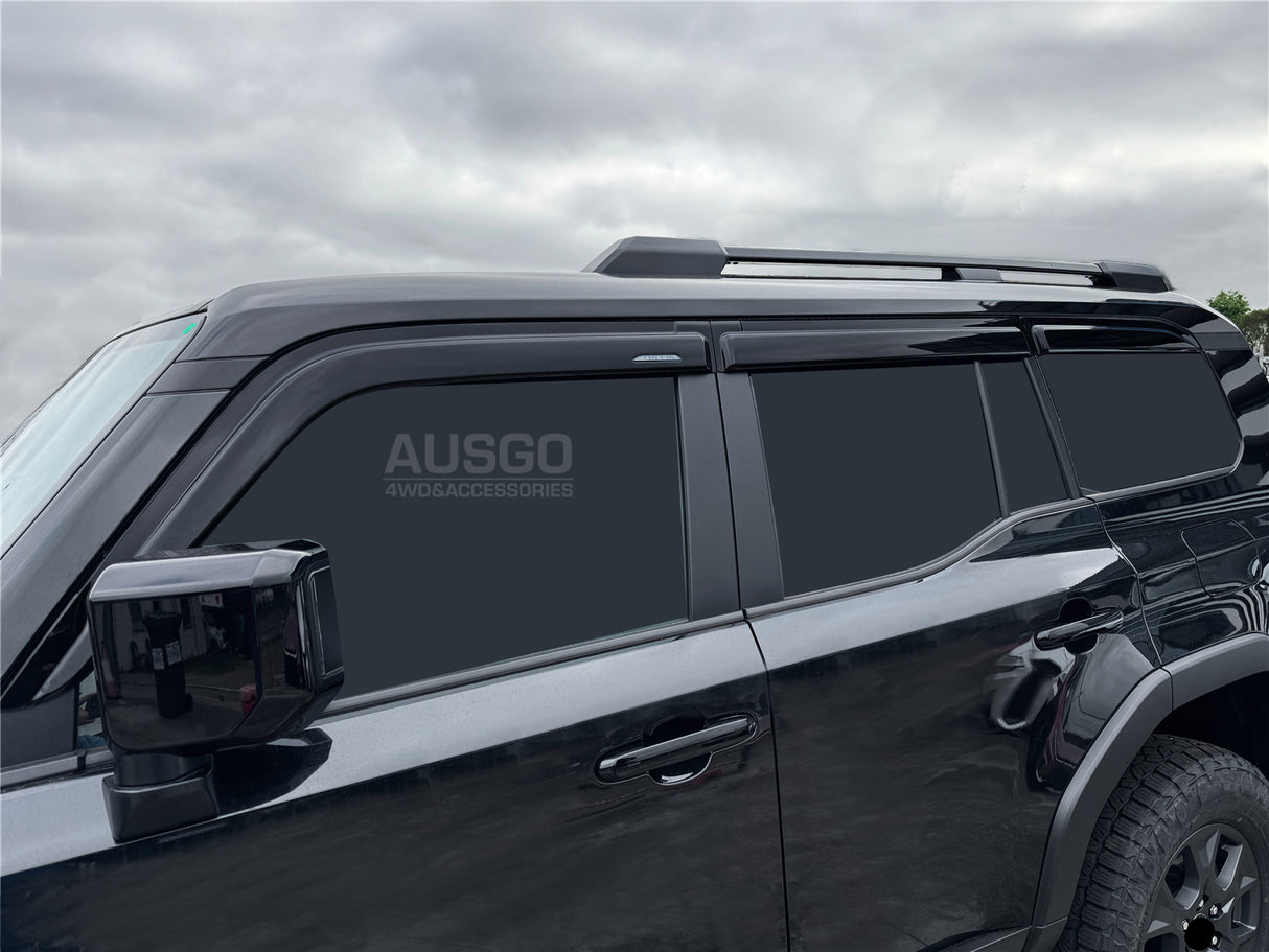 Luxury Weather Shields + Bonnet Protector for Toyota Land Cruiser Prado 250 Series 2024-Onwards