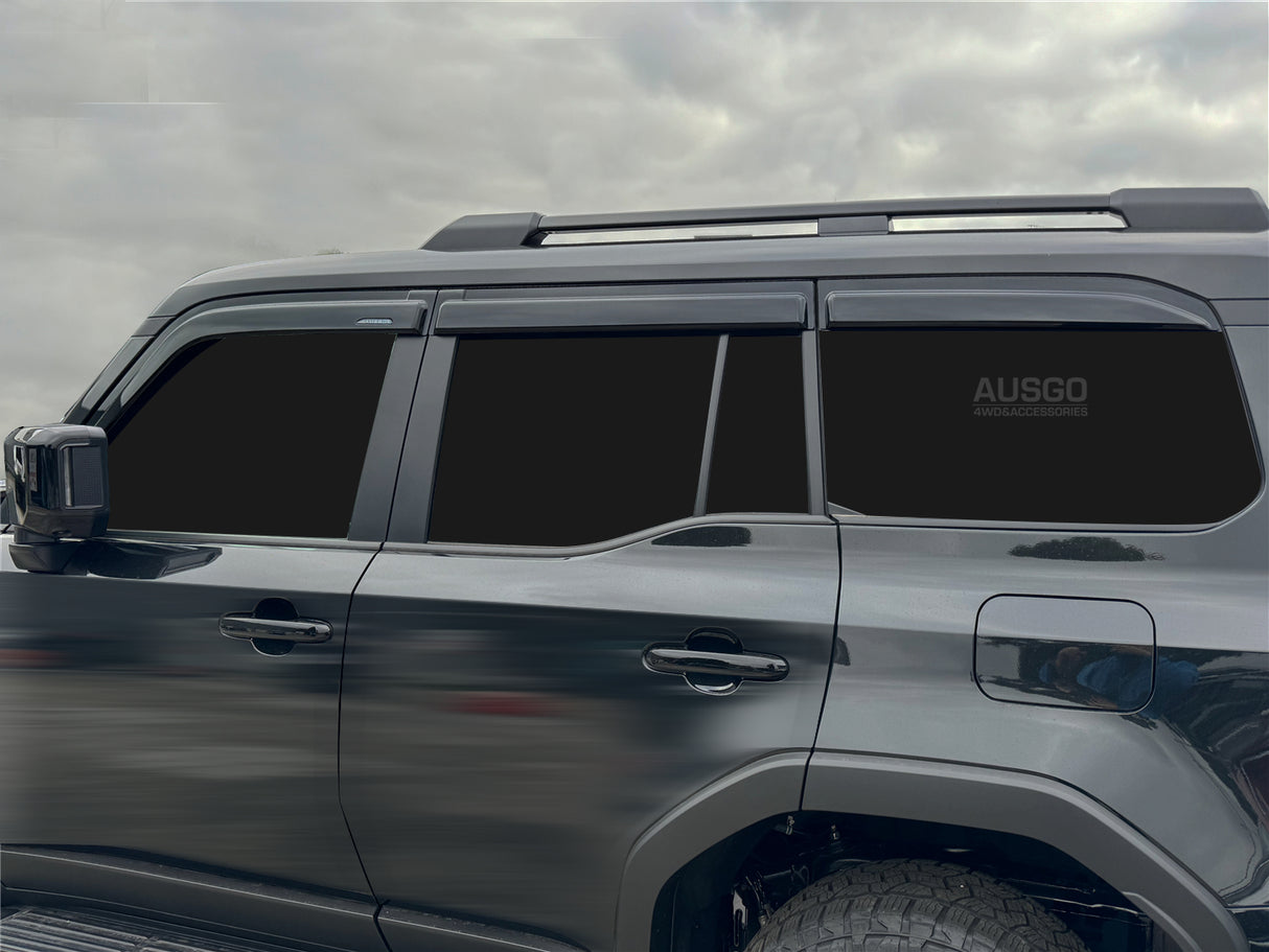 Luxury Weather Shields + Bonnet Protector for Toyota Land Cruiser Prado 250 Series 2024-Onwards