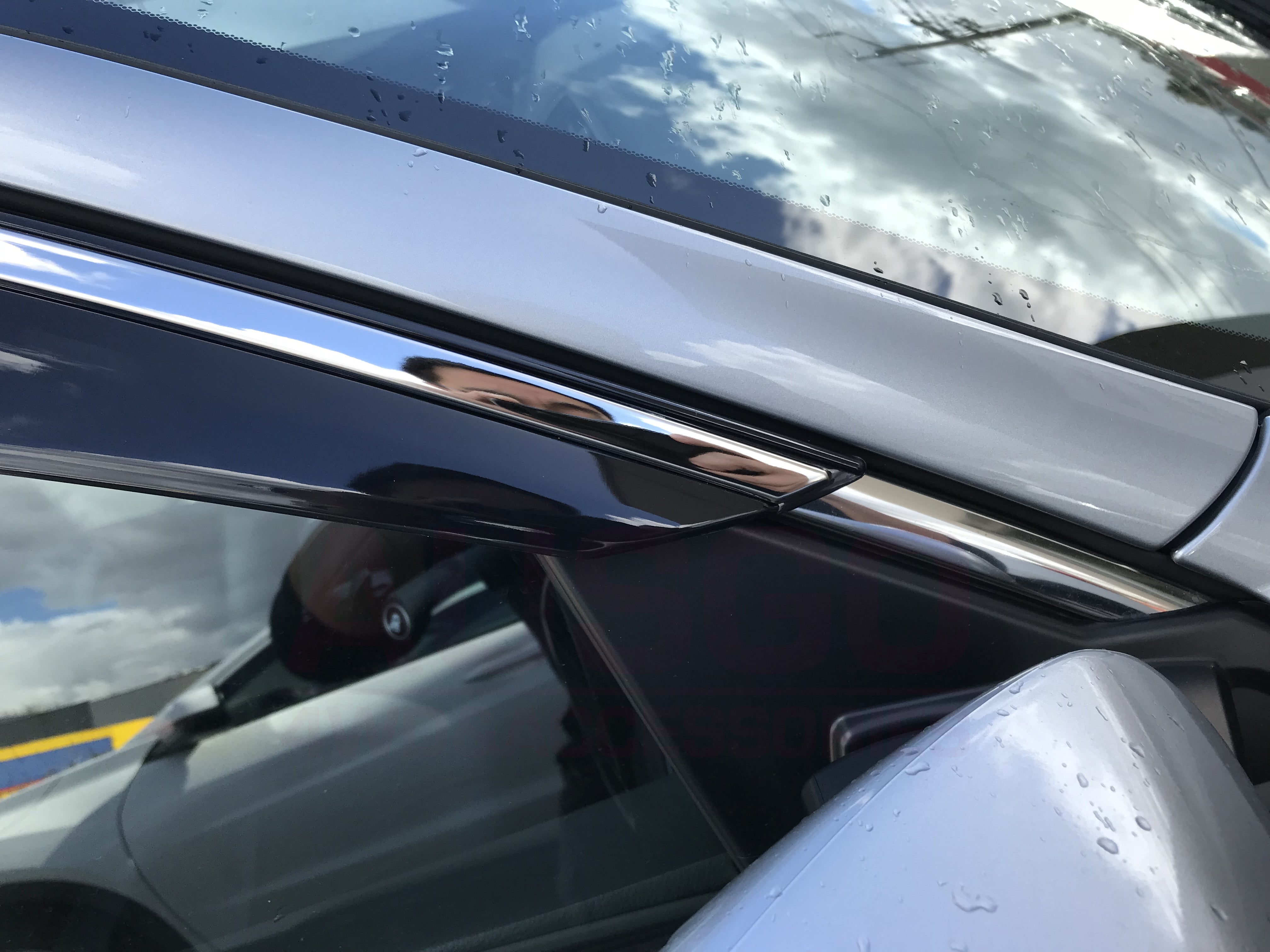 Stainless Trim Weather Shields for Honda Civic Hatch 10th 2017-2021