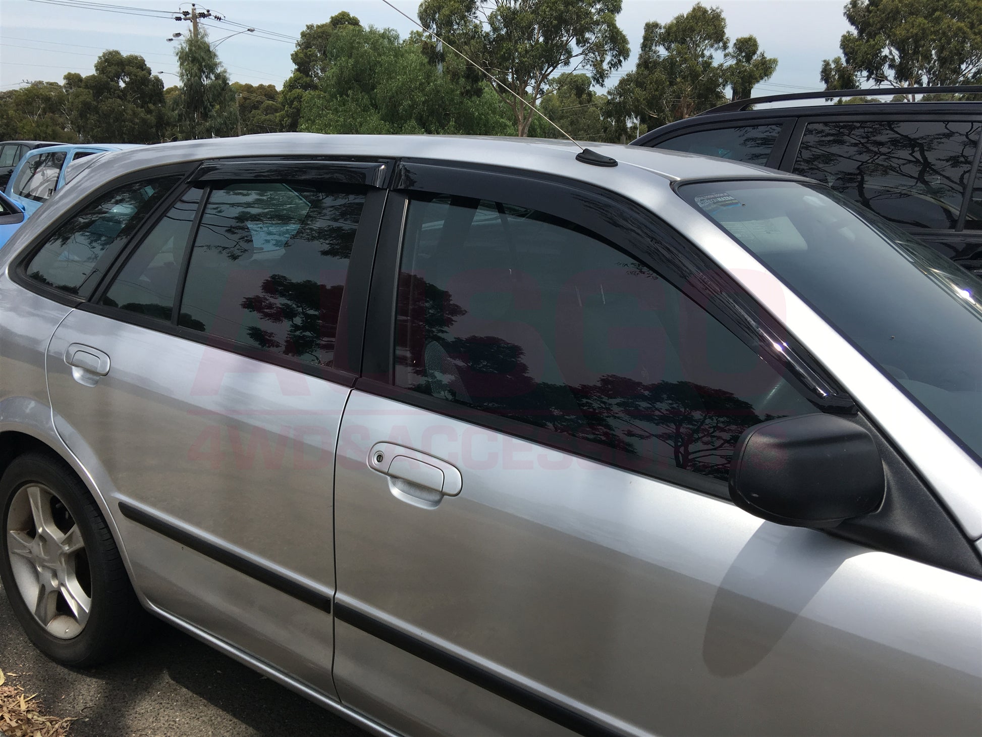 Luxury Weather Shields for Ford Laser Hatch 5dr 1998-2002
