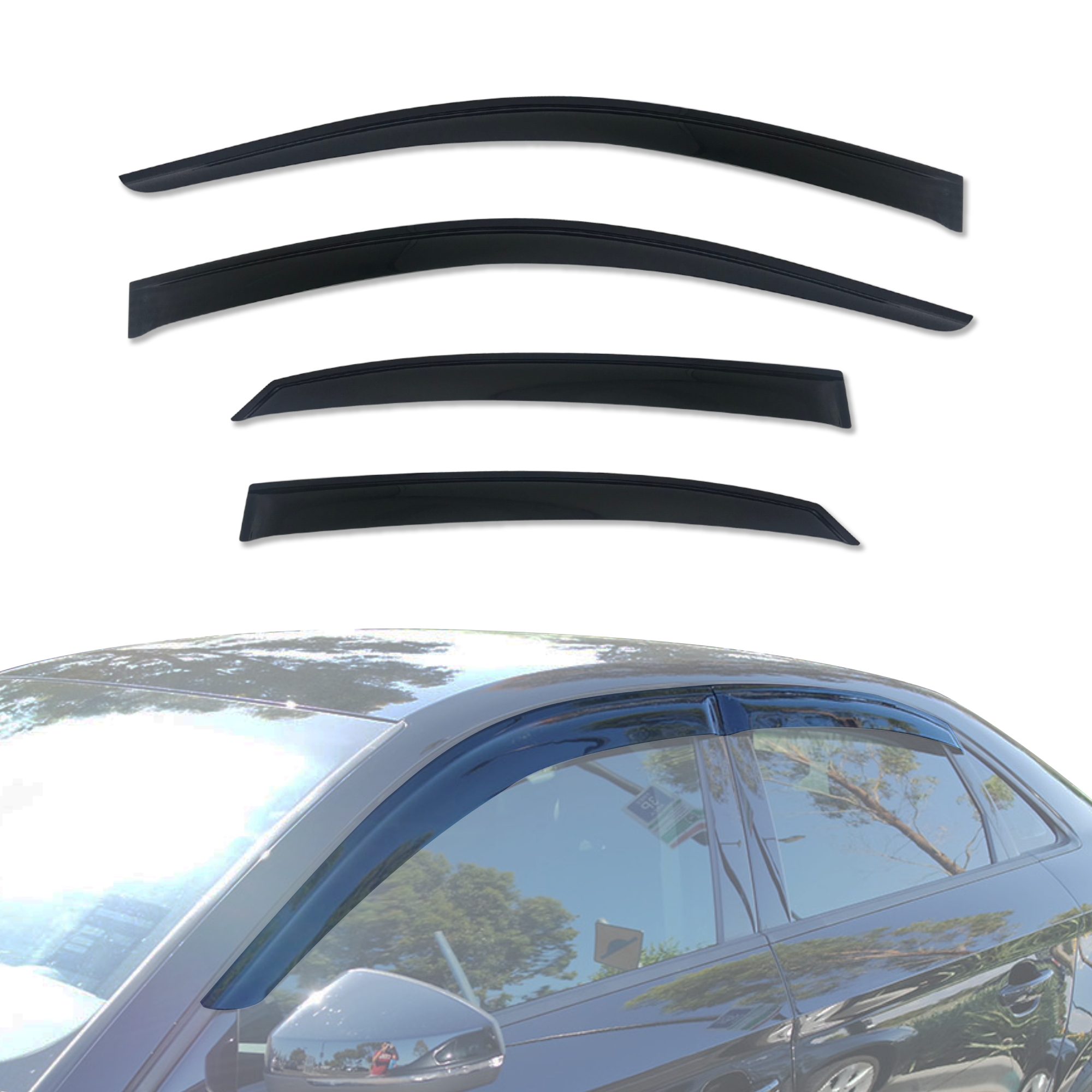 Weather Shields for Audi A3 8V Sedan 2013-Onwards