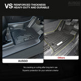 Car Floor Mats + Door Sills Protector for Mitsubishi Triton MV Dual Cab 2024-Onwards