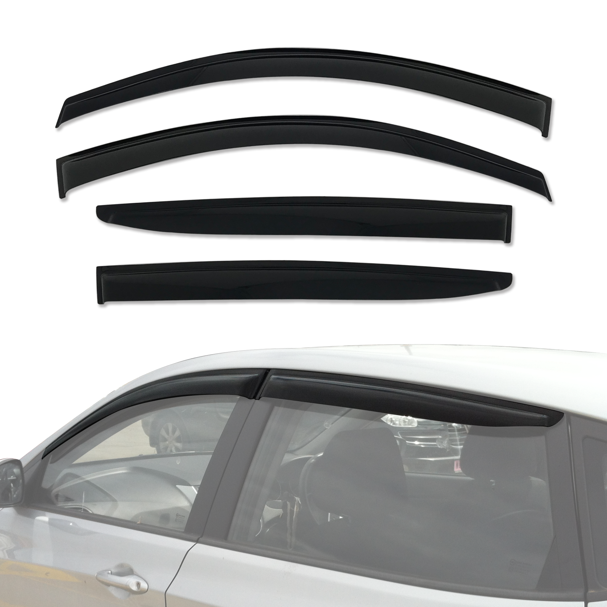 Weather Shields for Hyundai Accent RB Series Hatch 5D 2011-Onwards