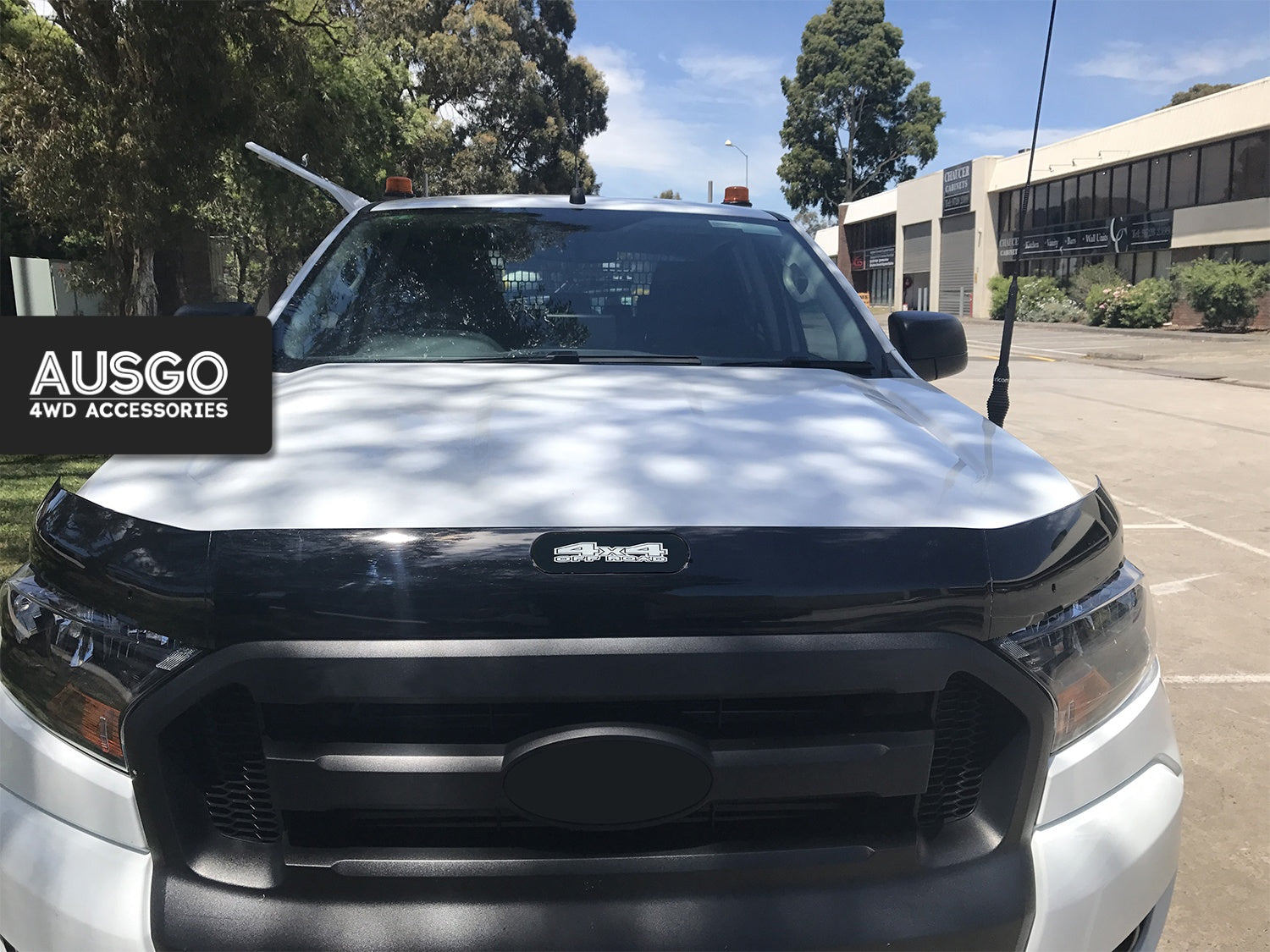 Weather Shields + Bonnet Protector for Ford Ranger Single / Extra Cab 2016-2022