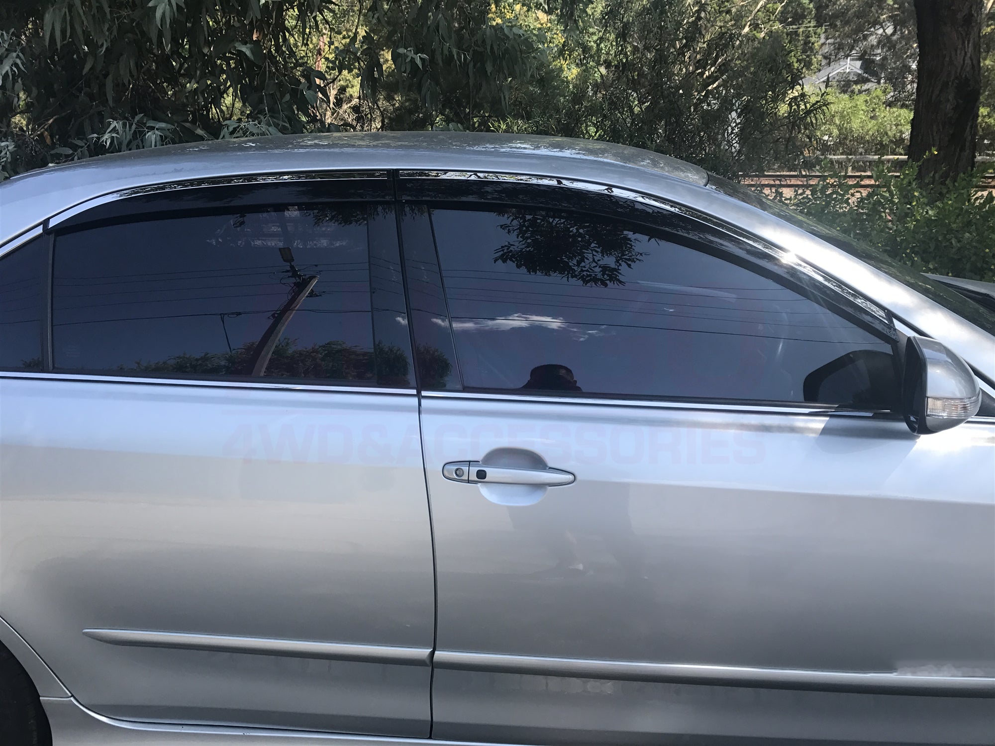 Stainless Trim Weather Shields for Toyota Camry 2006-2012