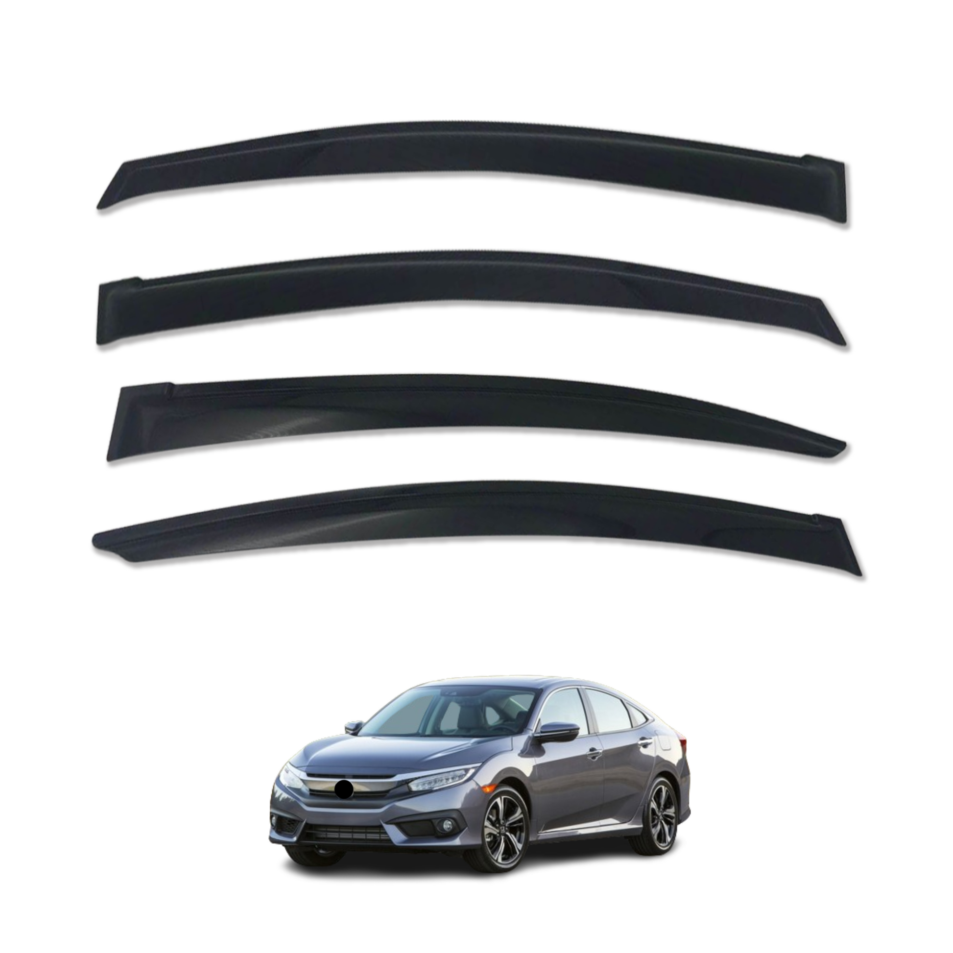 Weather Shields for Honda Civic Sedan 2012-2016