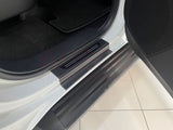 Floor Mats + Black Door Sill Protector for ISUZU MUX MU-X 2021-Onwards