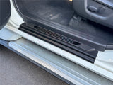 Car Floor Mats + Black Door Sill Protector for Mitsubishi Pajero Sport 2015-Onwards 5 & 7 Seats