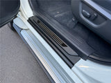 Car Floor Mats + Black Door Sill Protector for Mitsubishi Pajero Sport 2015-Onwards 5 & 7 Seats