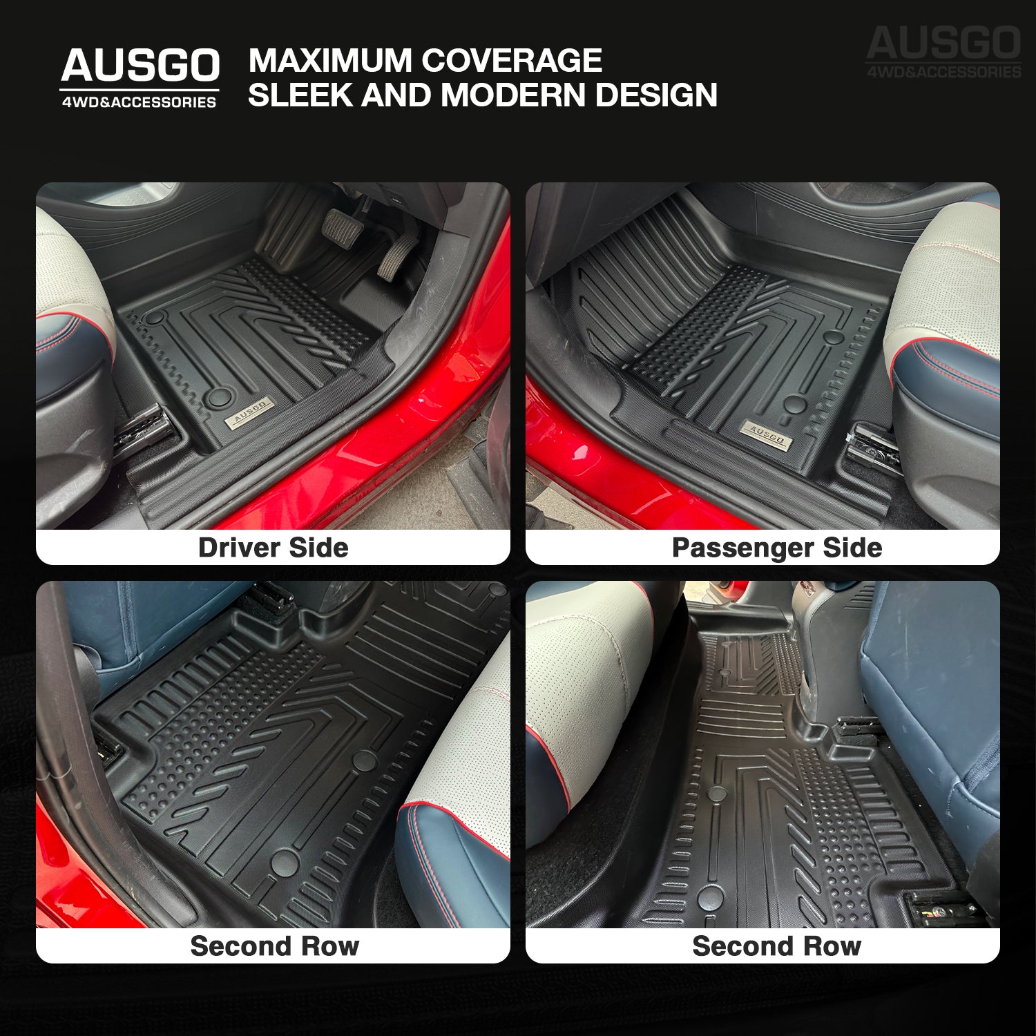 5D Car Floor Mats for BYD ATTO 3 2022-Onwards
