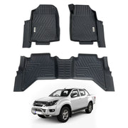 5D Car Floor Mats for ISUZU D-MAX DMAX Dual Cab 2012-2020