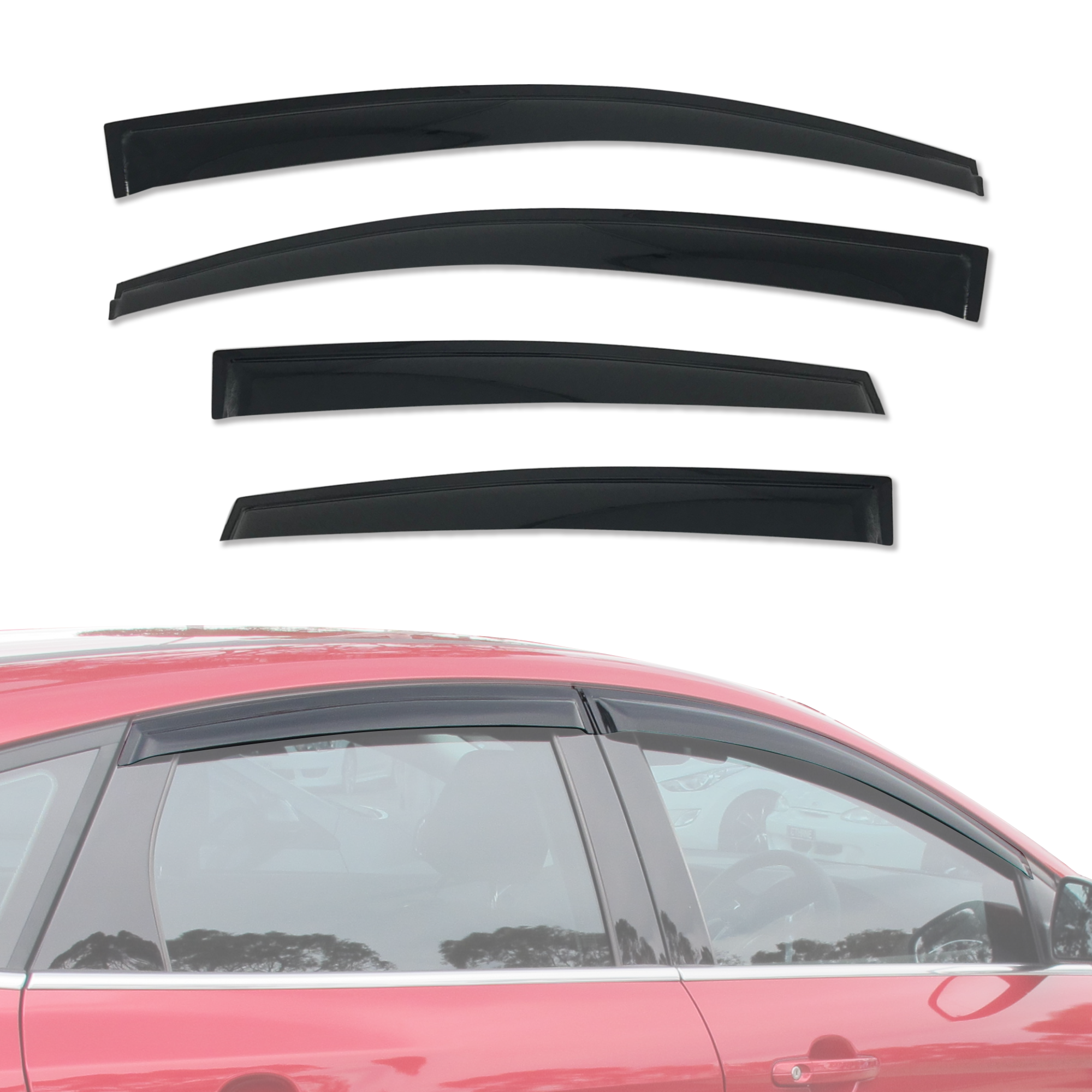 Weather Shields for Ford Focus LW LZ Series Hatch 2011-2018