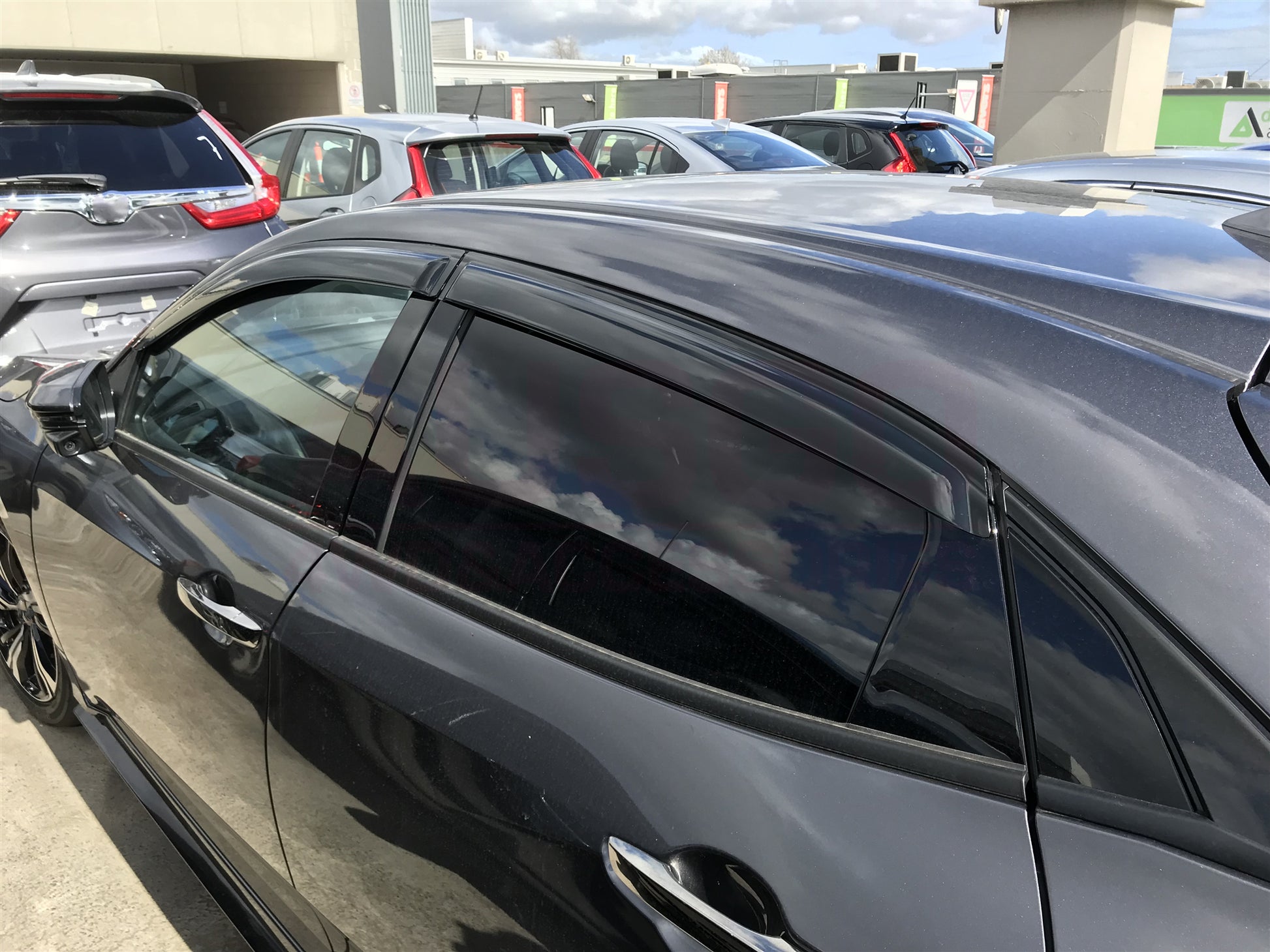 Luxury Weather Shields for Honda Civic Hatch 10th 2017-2021