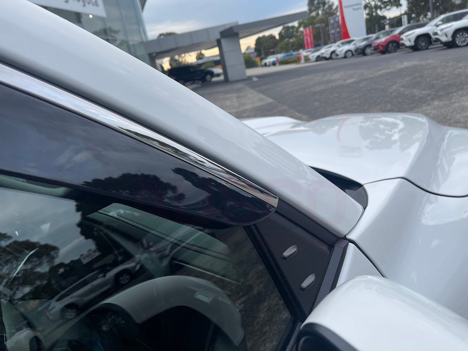 Stainless Trim Weather Shields for Toyota Land Cruiser 300 Series 2021-Onwards