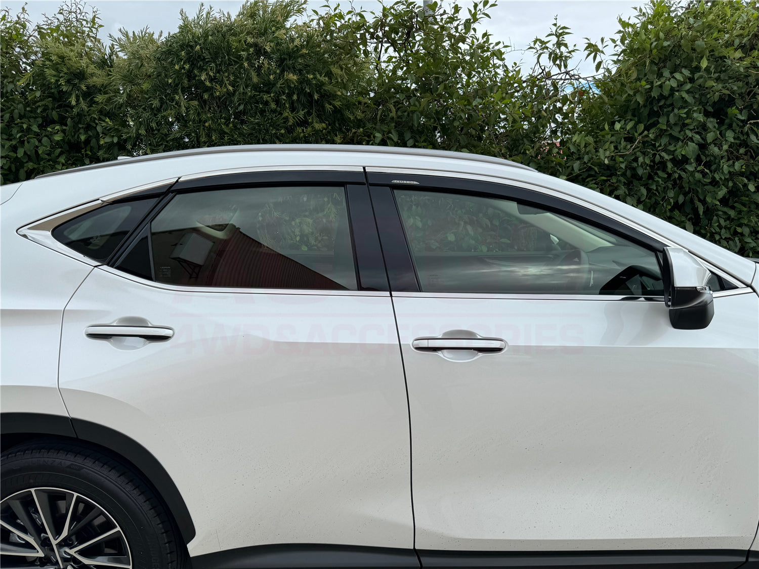 Stainless Trim Weather Shields for LEXUS NX Series NX250 / NX350 / NX350H / NX450H 2021-Onwards