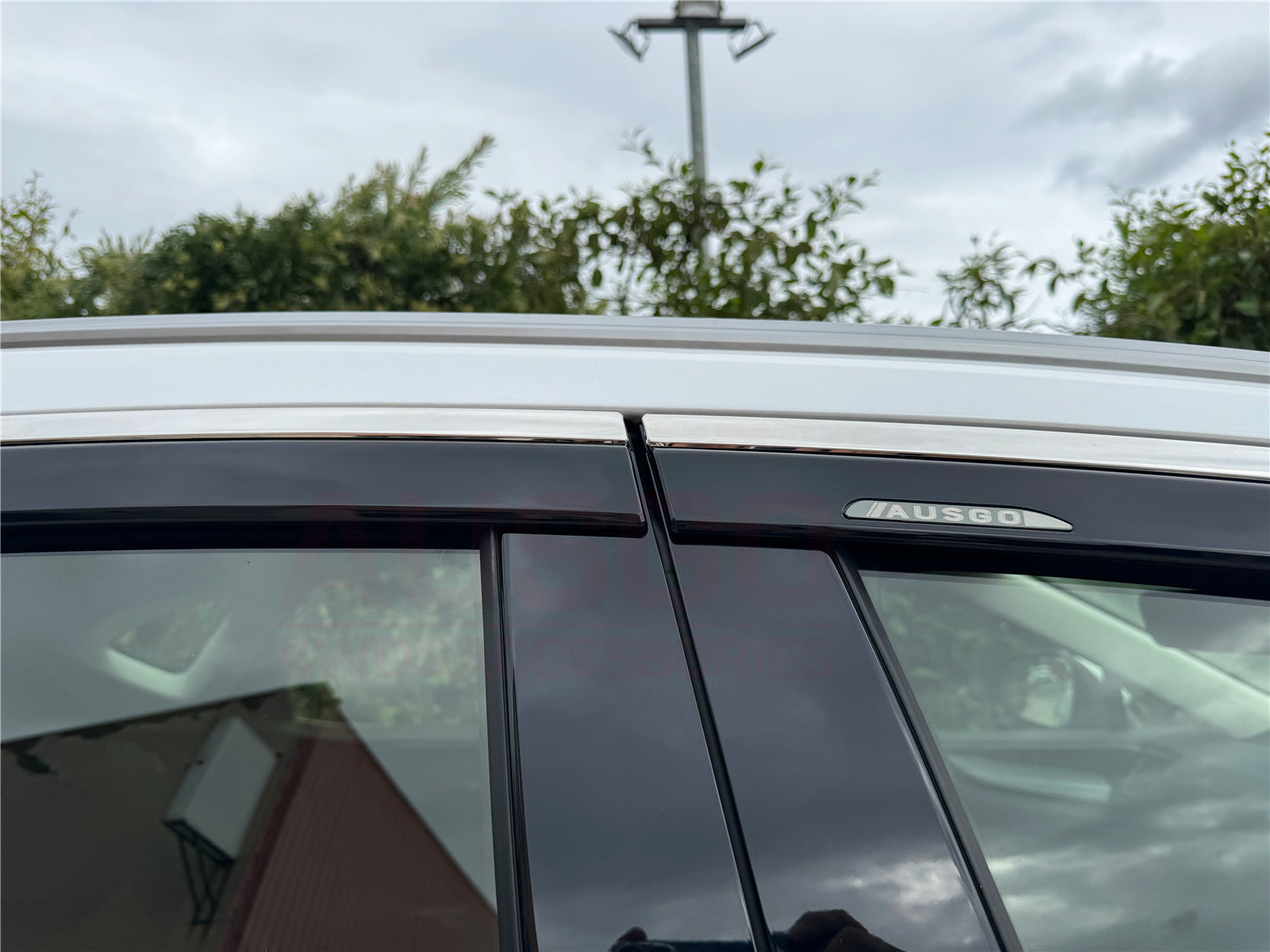 Stainless Trim Weather Shields for LEXUS NX Series NX250 / NX350 / NX350H / NX450H 2021-Onwards