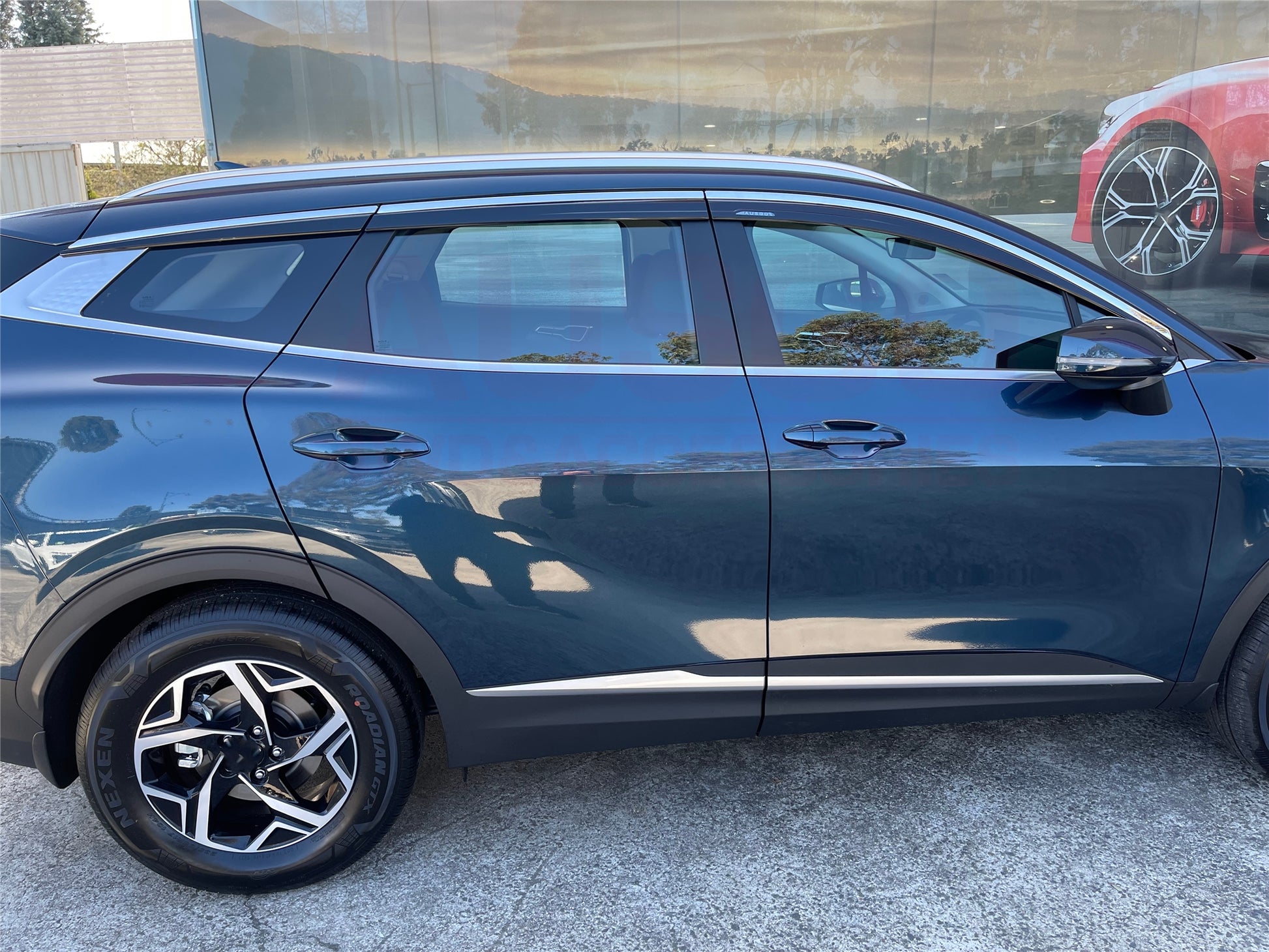 Stainless Trim Weather Shields for KIA Sportage NQ5 2021-Onwards