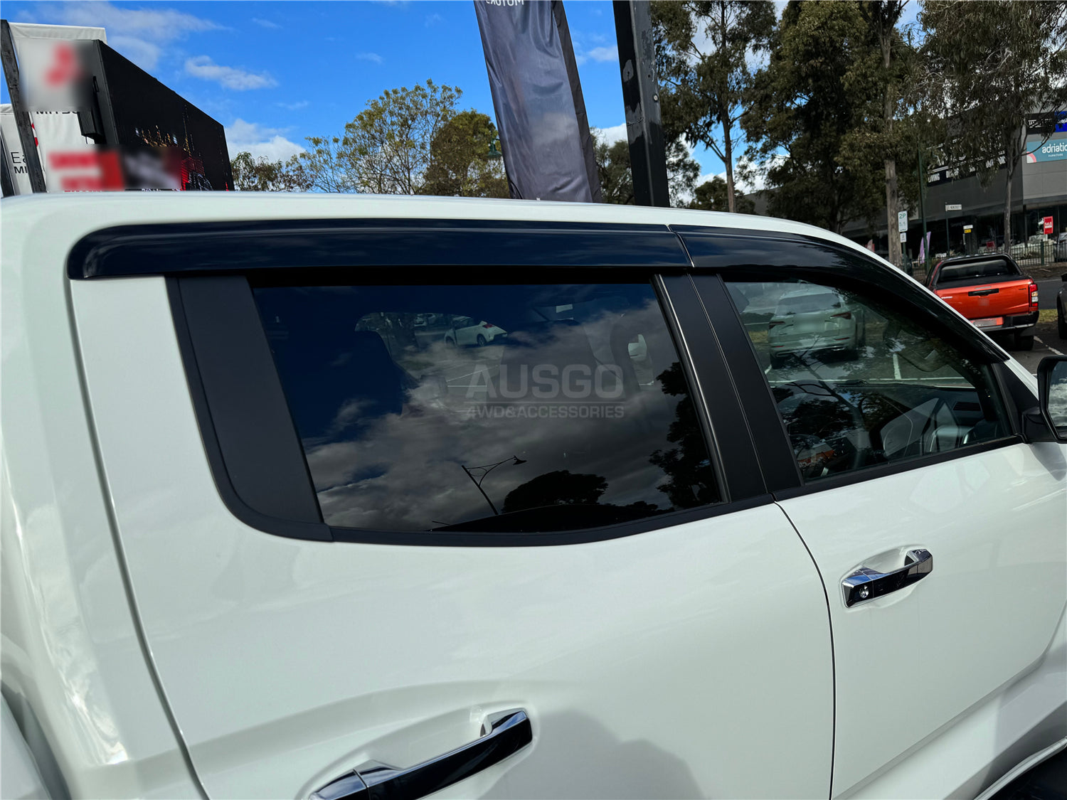 Injection Weather Shields + Bonnet Protector for Mitsubishi Triton MV Dual Cab 2024-Onwards