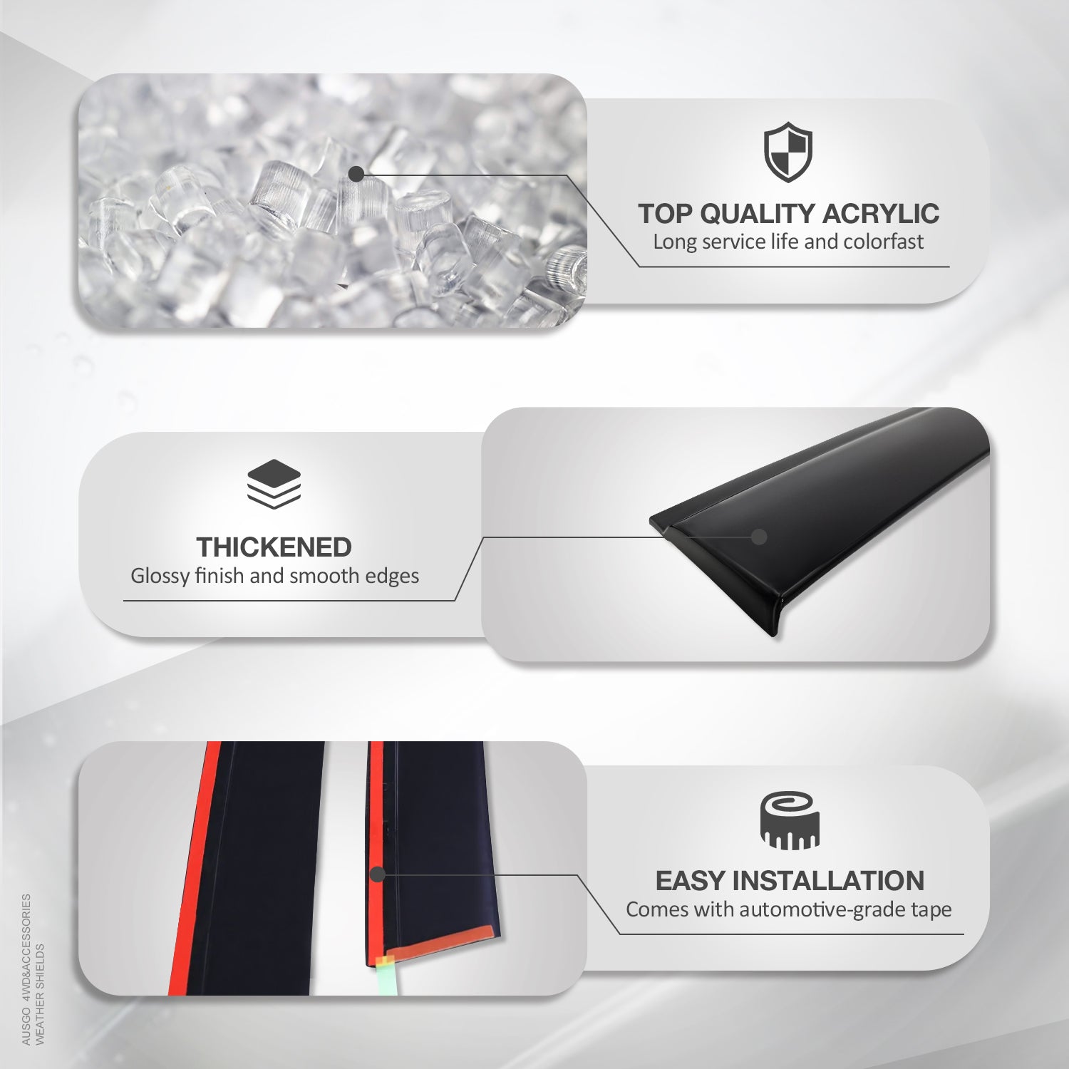 Injection Weather Shields for Volvo XC90 2015-Onwards