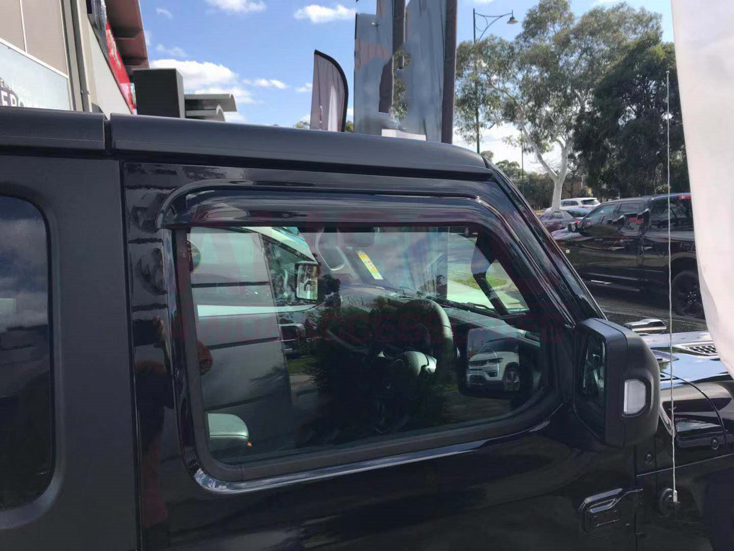 Luxury Weather Shields for Jeep Wrangler JL Series 2Door 2018-Onwards