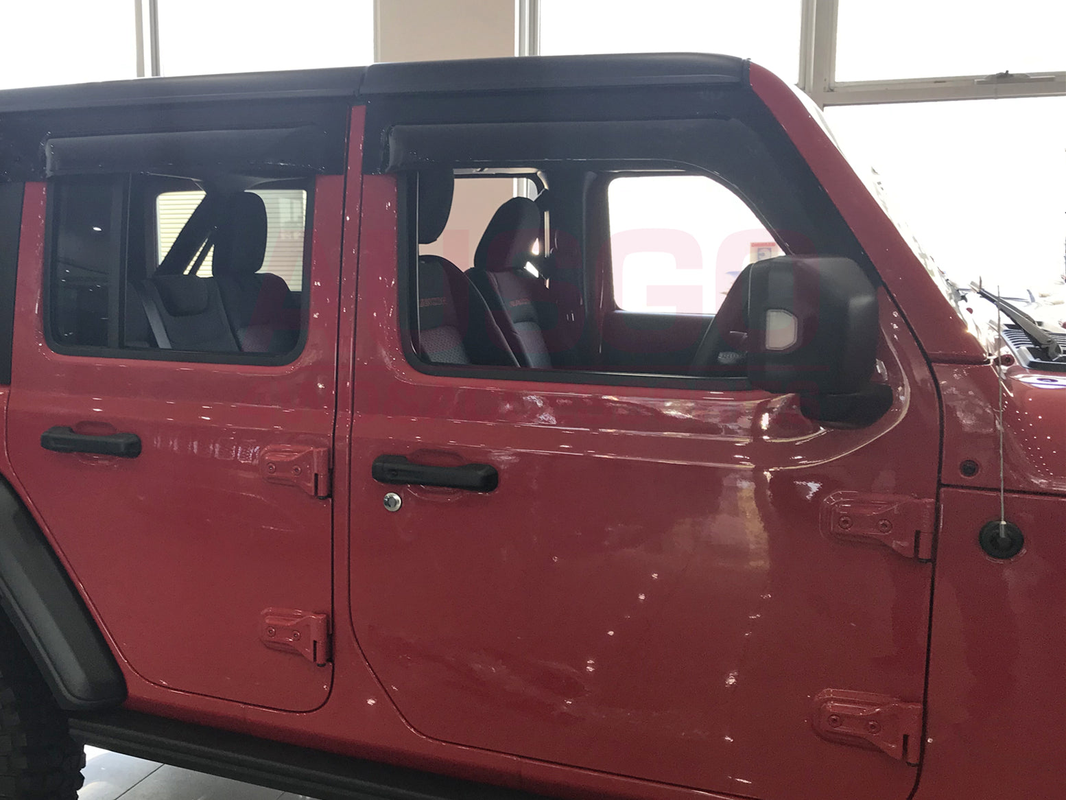 Wide Type Weather Shields + Bonnet Protector for Jeep Wrangler JL Series 2018-Onwards