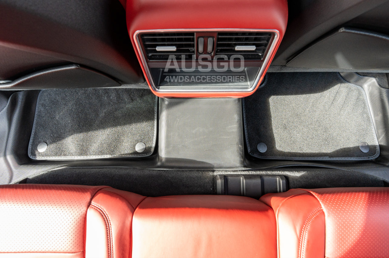 Double-Layer Car Floor Mats for Porsche Cayenne 9YA Series 2018-Onwards