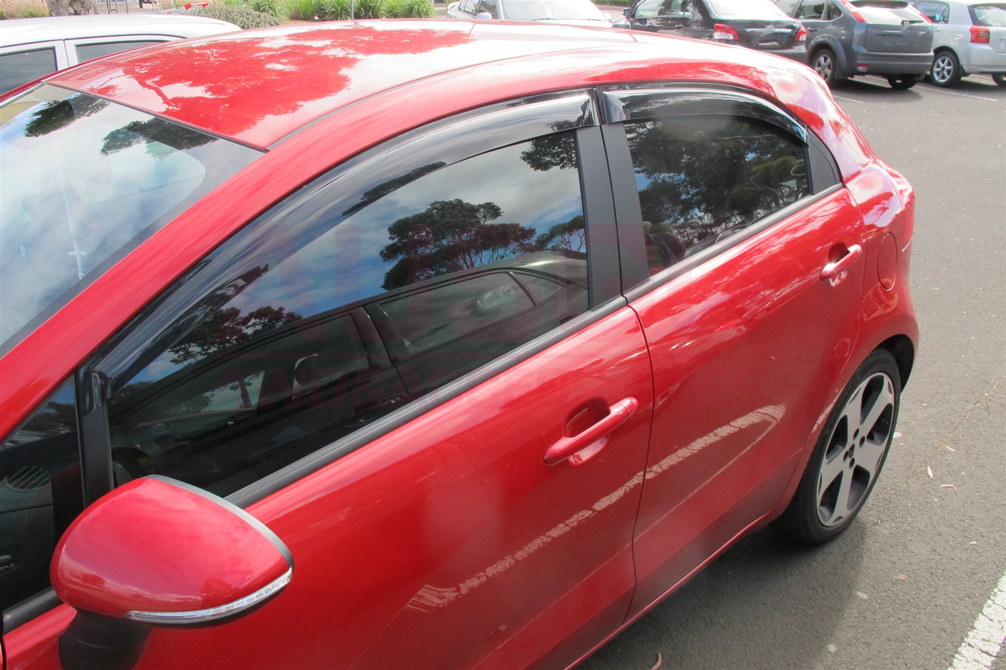 Luxury Weather Shields for KIA RIO UB Series Hatch 2011-2016