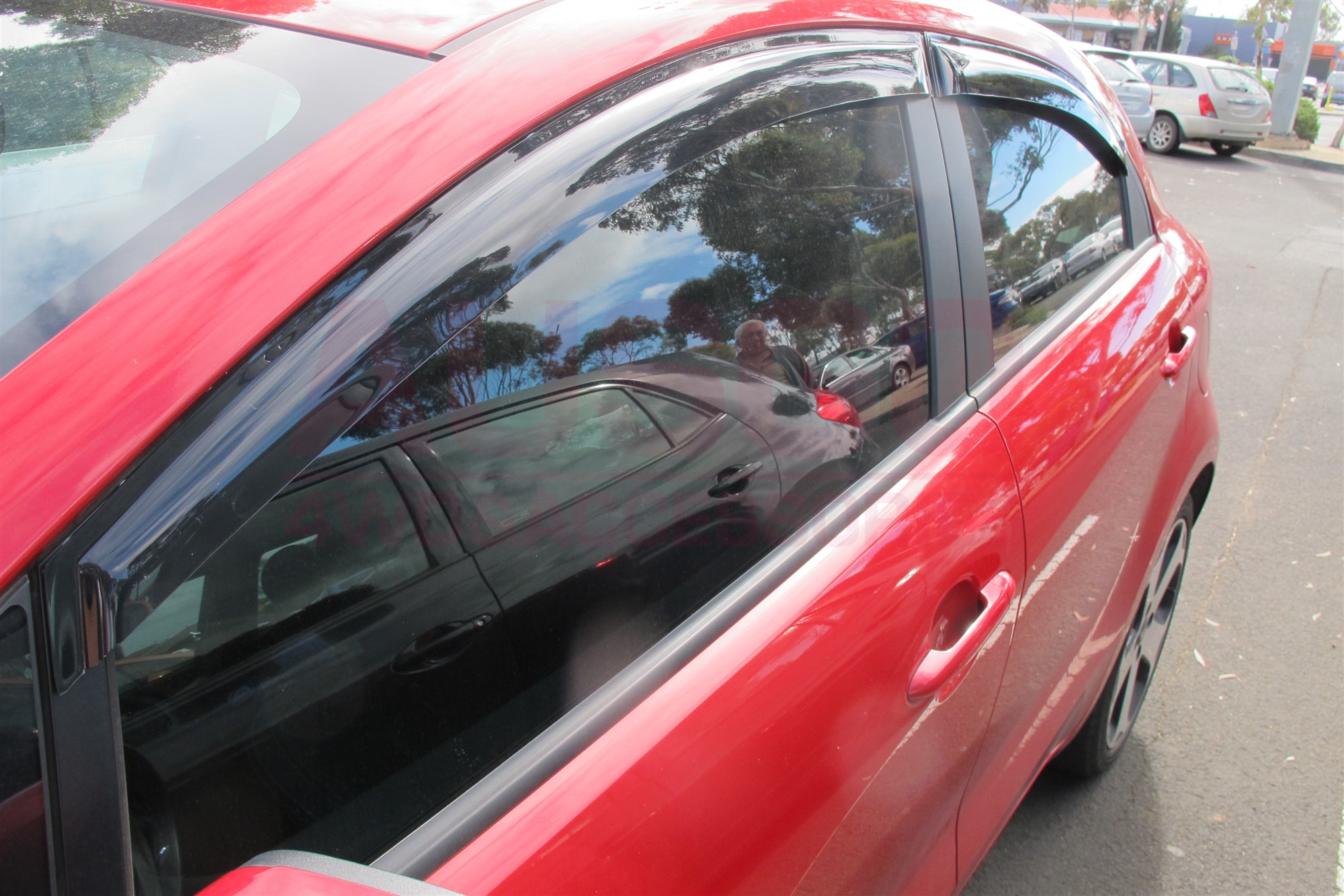 Luxury Weather Shields for KIA RIO UB Series Hatch 2011-2016