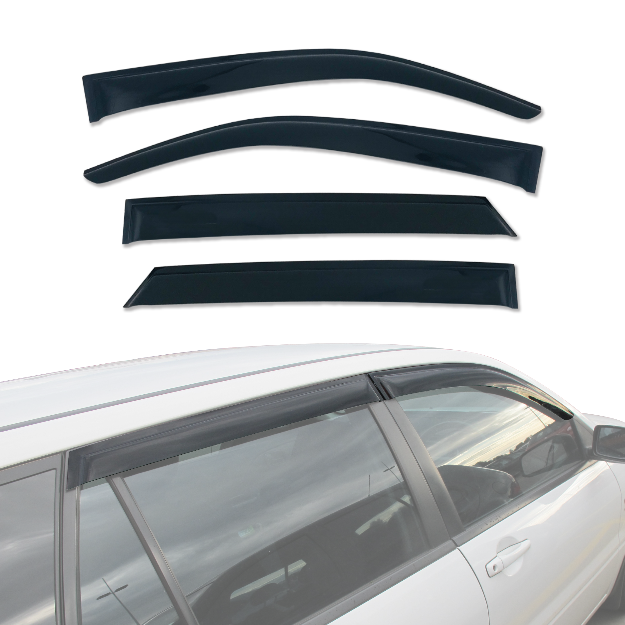 Weather Shields for Mitsubishi Lancer Wagon 2003-2007