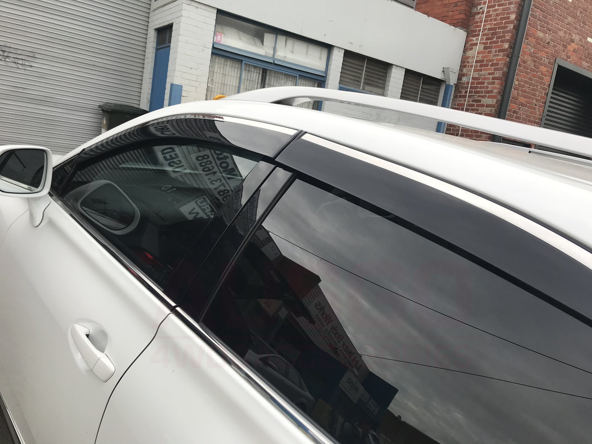 Stainless Trim Weather Shields for Lexus RX270 RX350 RX450H 2009-2015