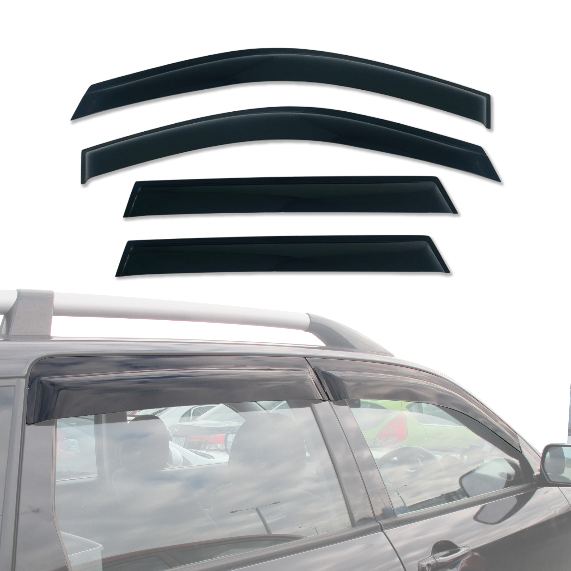 Weather Shields for Mitsubishi Outlander 2003-2006