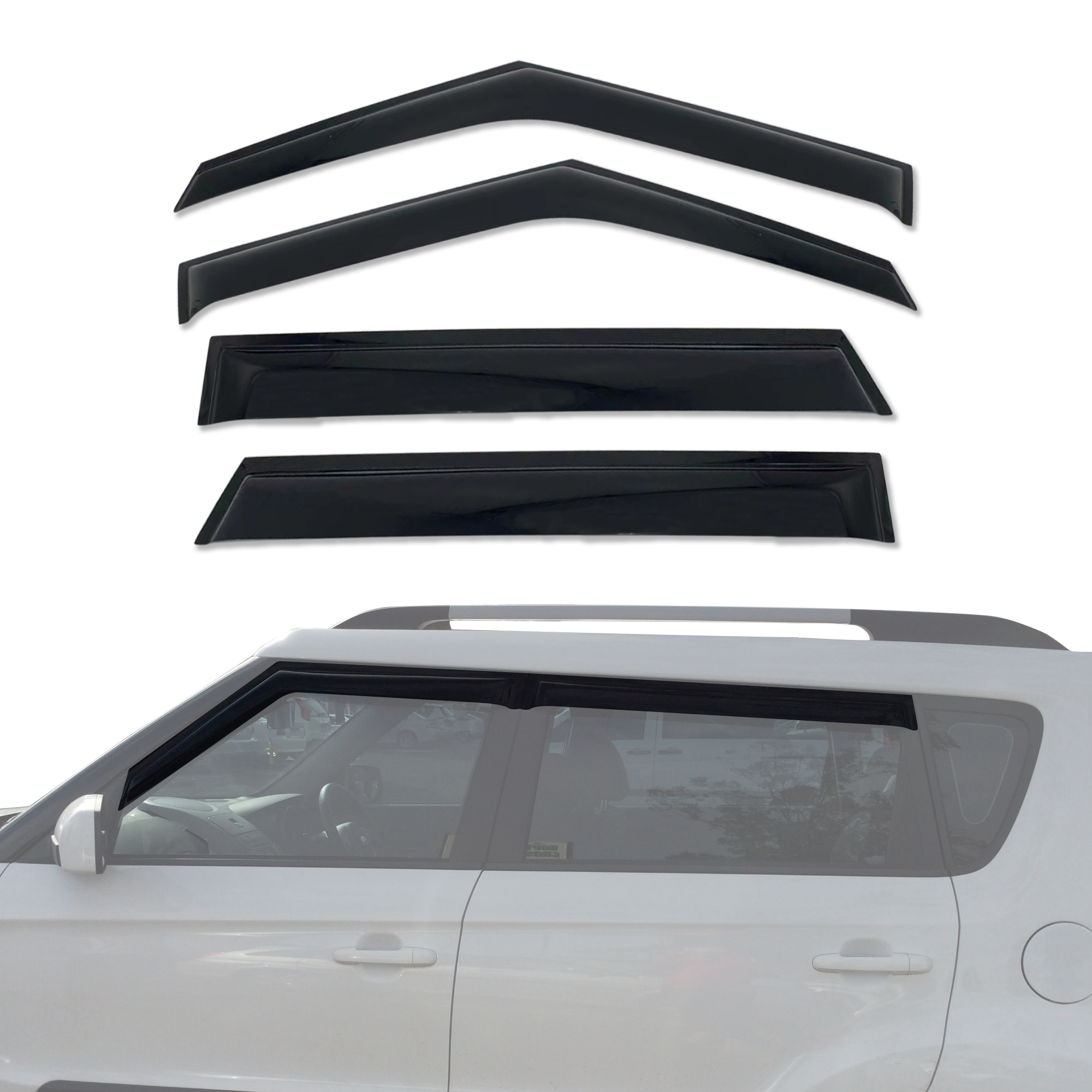 Weather Shields for KIA Soul AM Series 2009-2014