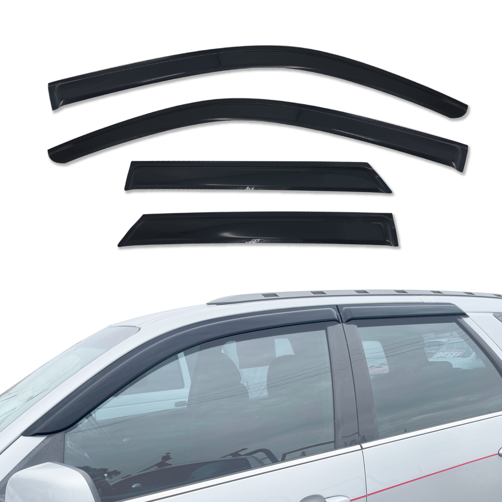 Luxury Weather Shields for Ford Territory 2004-Onwards