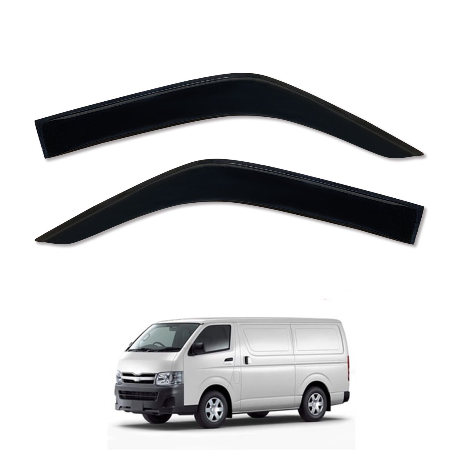 Wide Type Weather Shields for Toyota Hiace 1990-2005