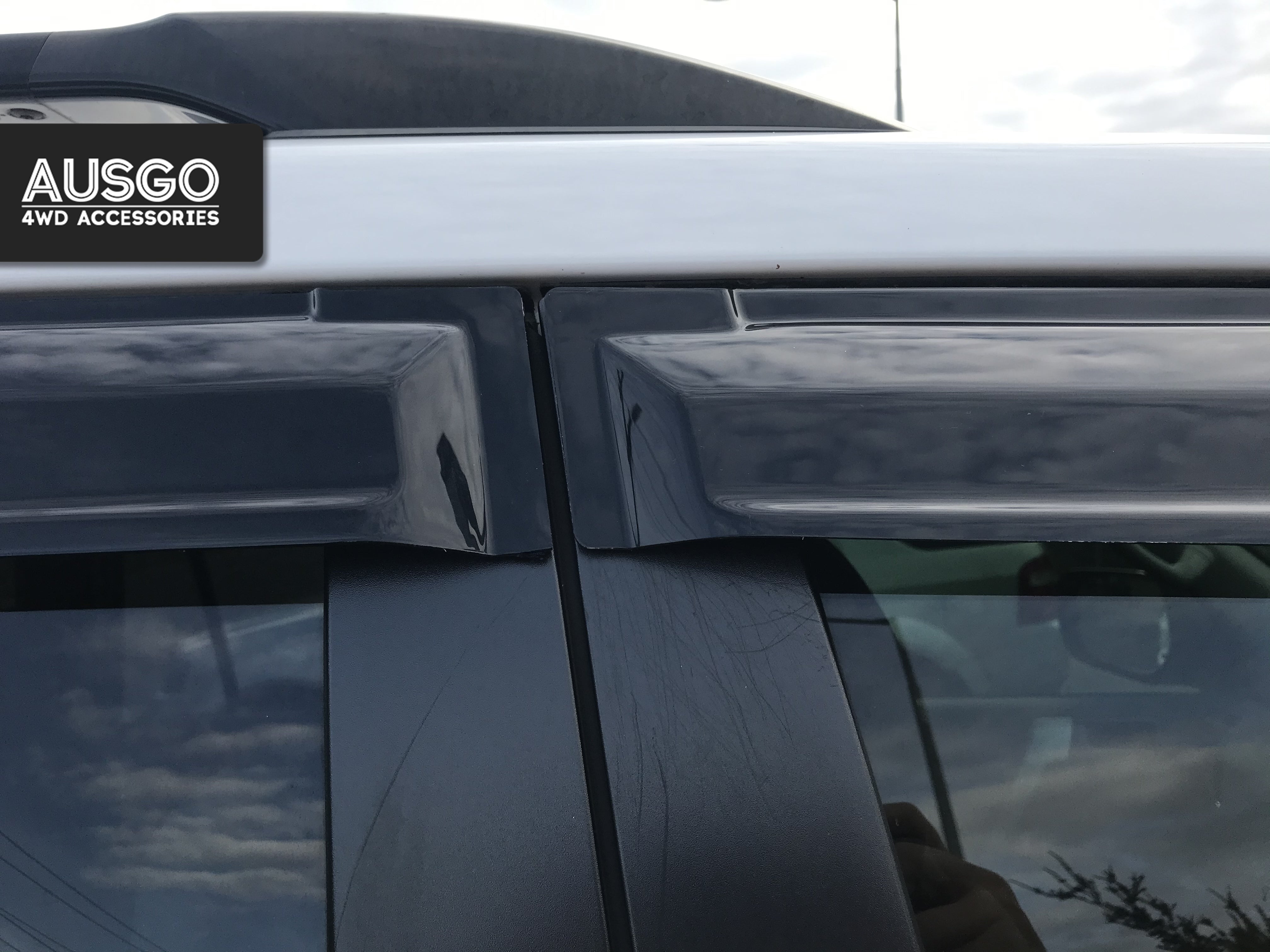 Luxury Weather Shields + Bonnet Protector for Toyota Land Cruiser Prado 150 Series 2013-2017