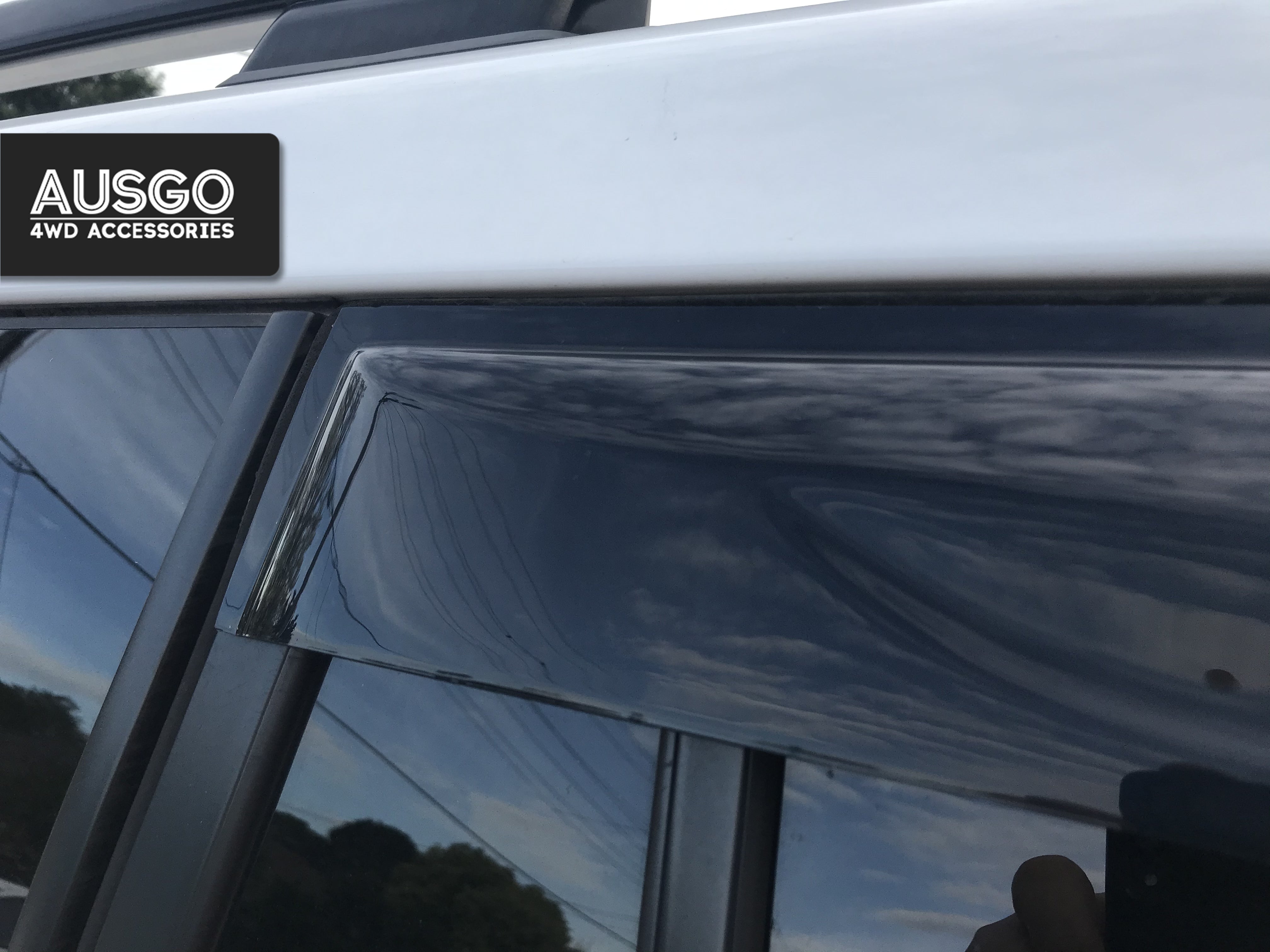 Luxury Weather Shields + Bonnet Protector for Toyota Land Cruiser Prado 150 Series 2013-2017