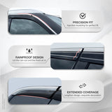 Stainless Trim Weather Shields + Bonnet Protector for Haval Jolion 2021-2024