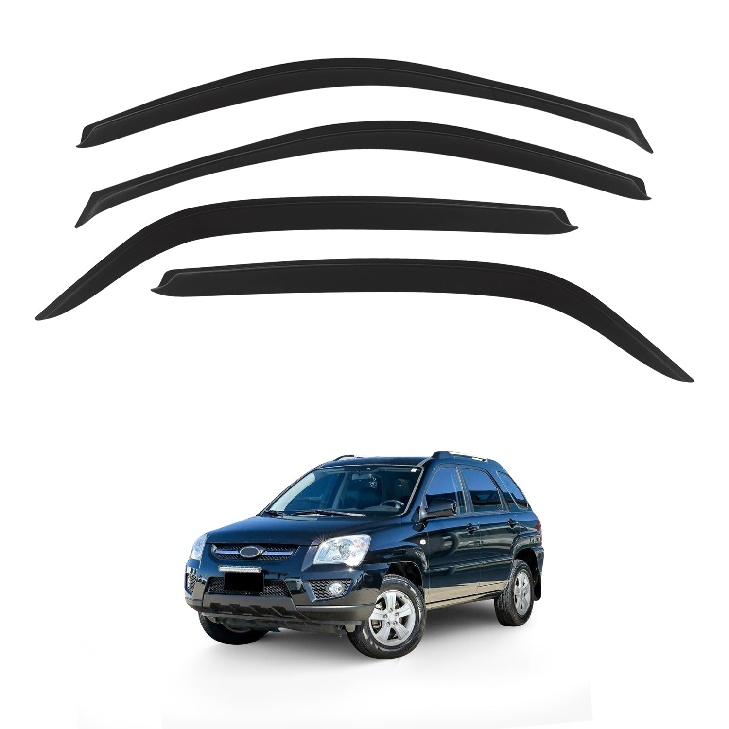 Weather Shields for KIA Sportage KM Series 2005-2010