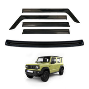 Weather Shields + Bonnet Protector for Suzuki Jimny 3-Door 2018-Onwards