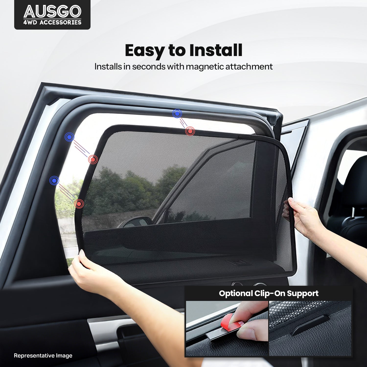 Magnetic Window Sun Shade for BYD ATTO 3 2022-Onwards