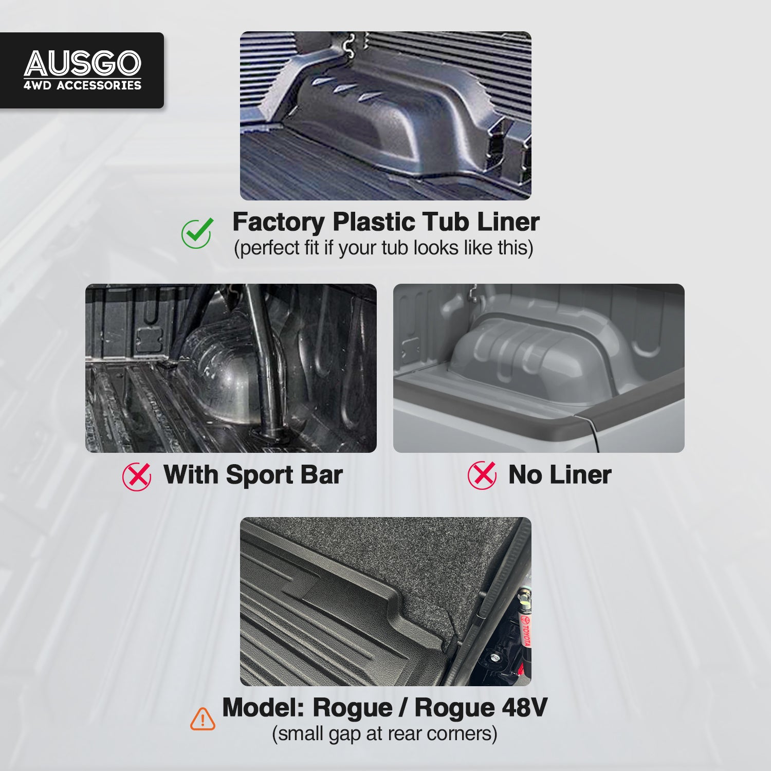 Ute Mat for Toyota Hilux Dual Cab GR Sport / Rogue / Rogue 48V 2015-Onwards