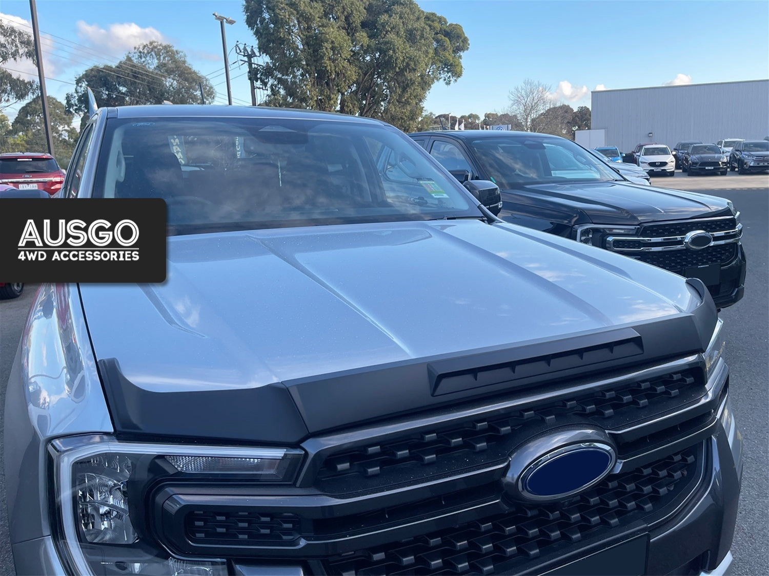 Injection Weather Shields + Bonnet Protector for Ford Everest 2022-Onwards