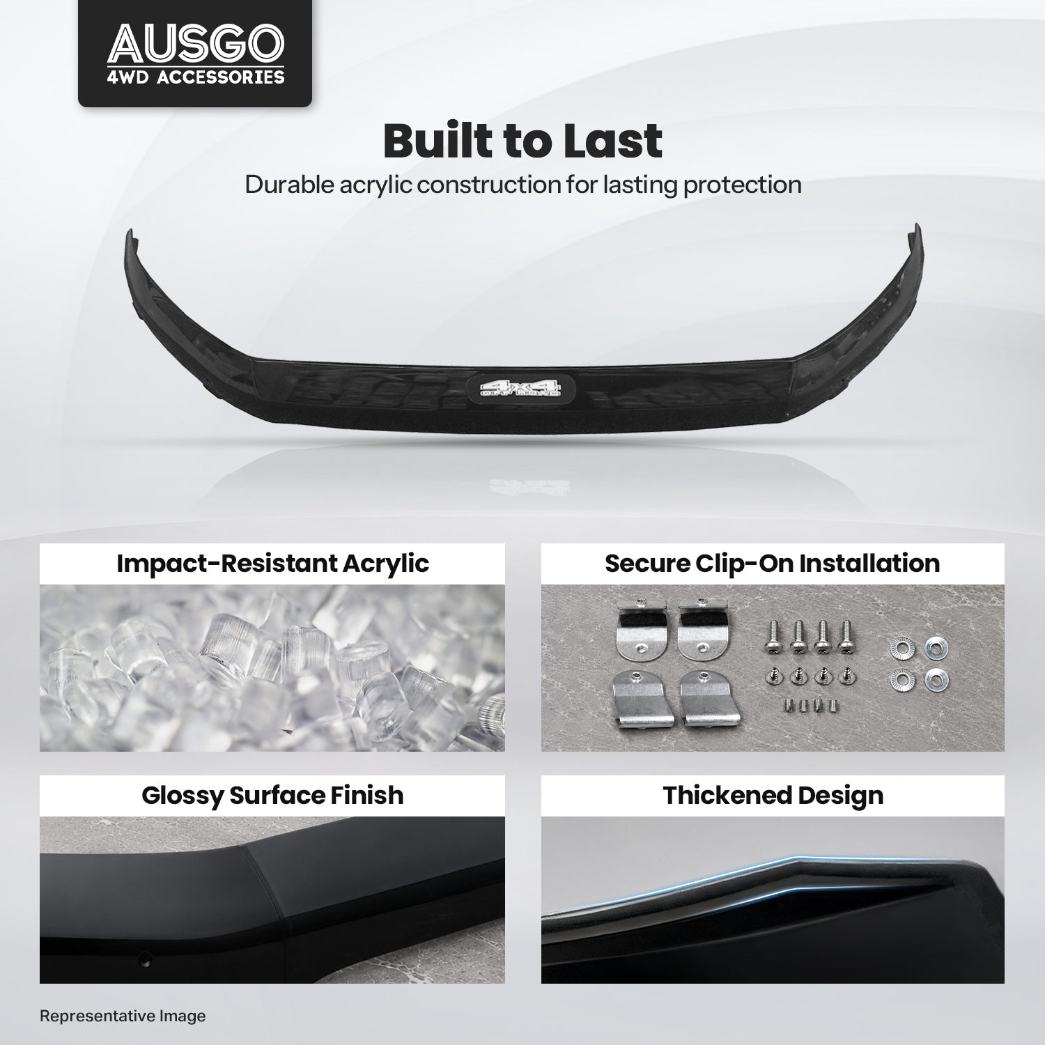 Bonnet Protector Guard for Ford Everest UA Series 2015-2022