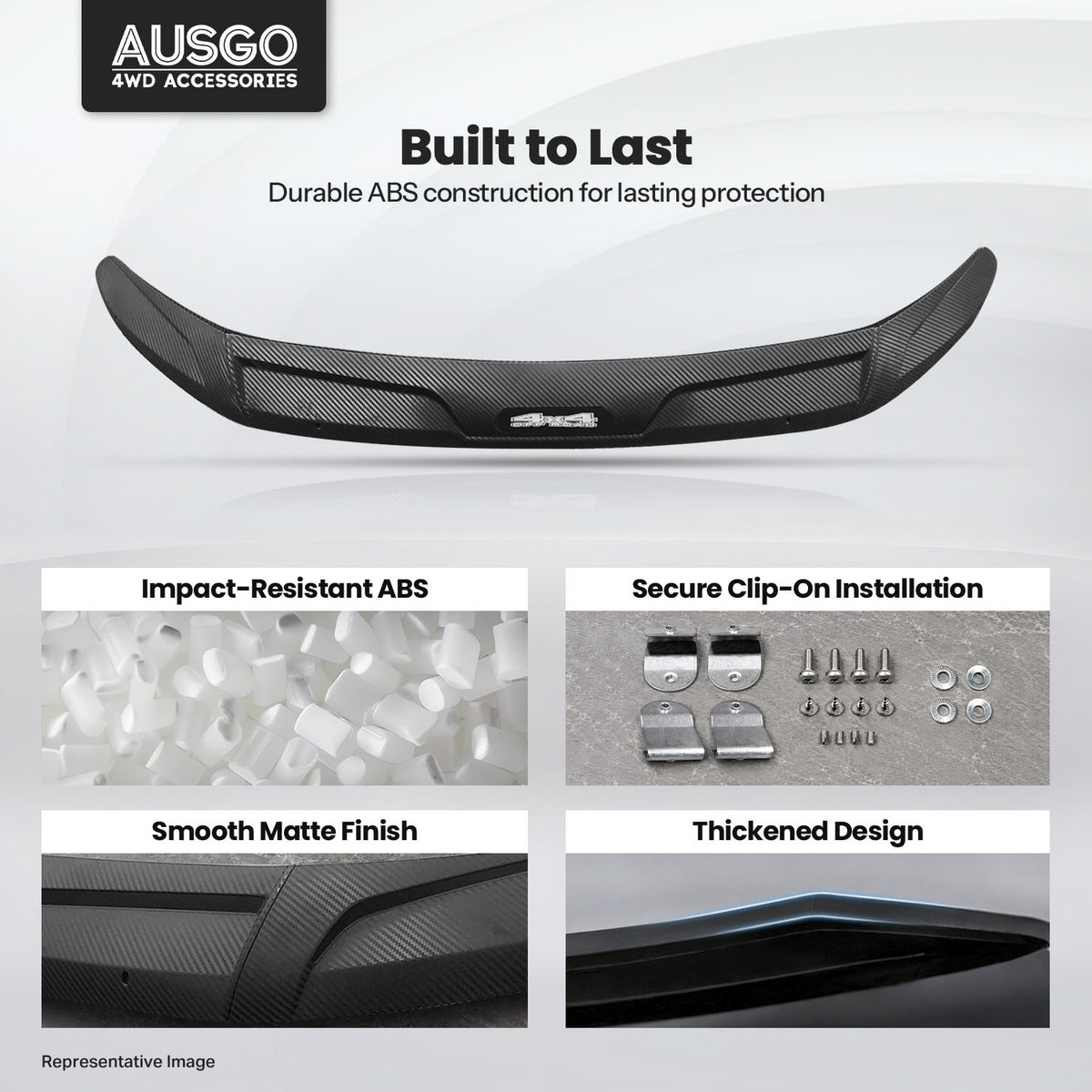 Bonnet Protector Guard for Ford Ranger 2012-2015