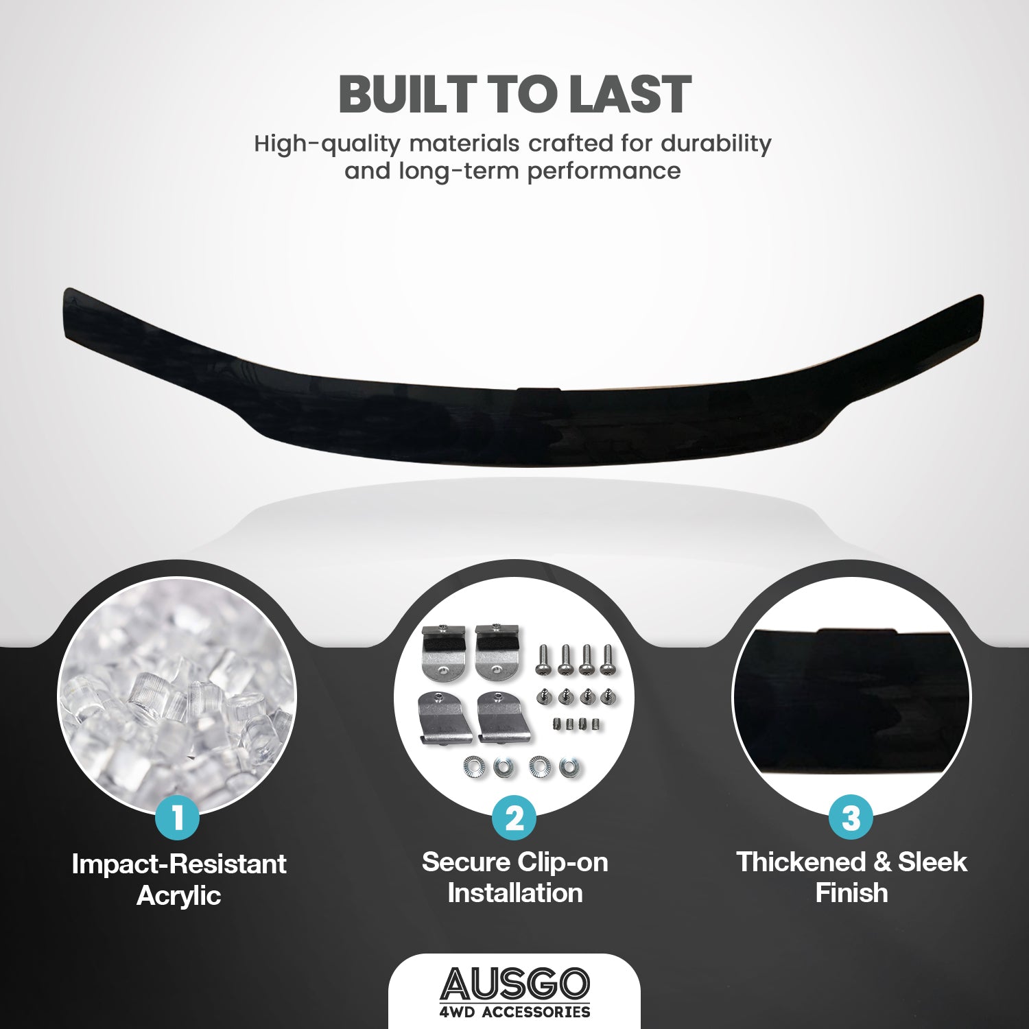 Weather Shields + Bonnet Protector for Ford Territory 2004-2011