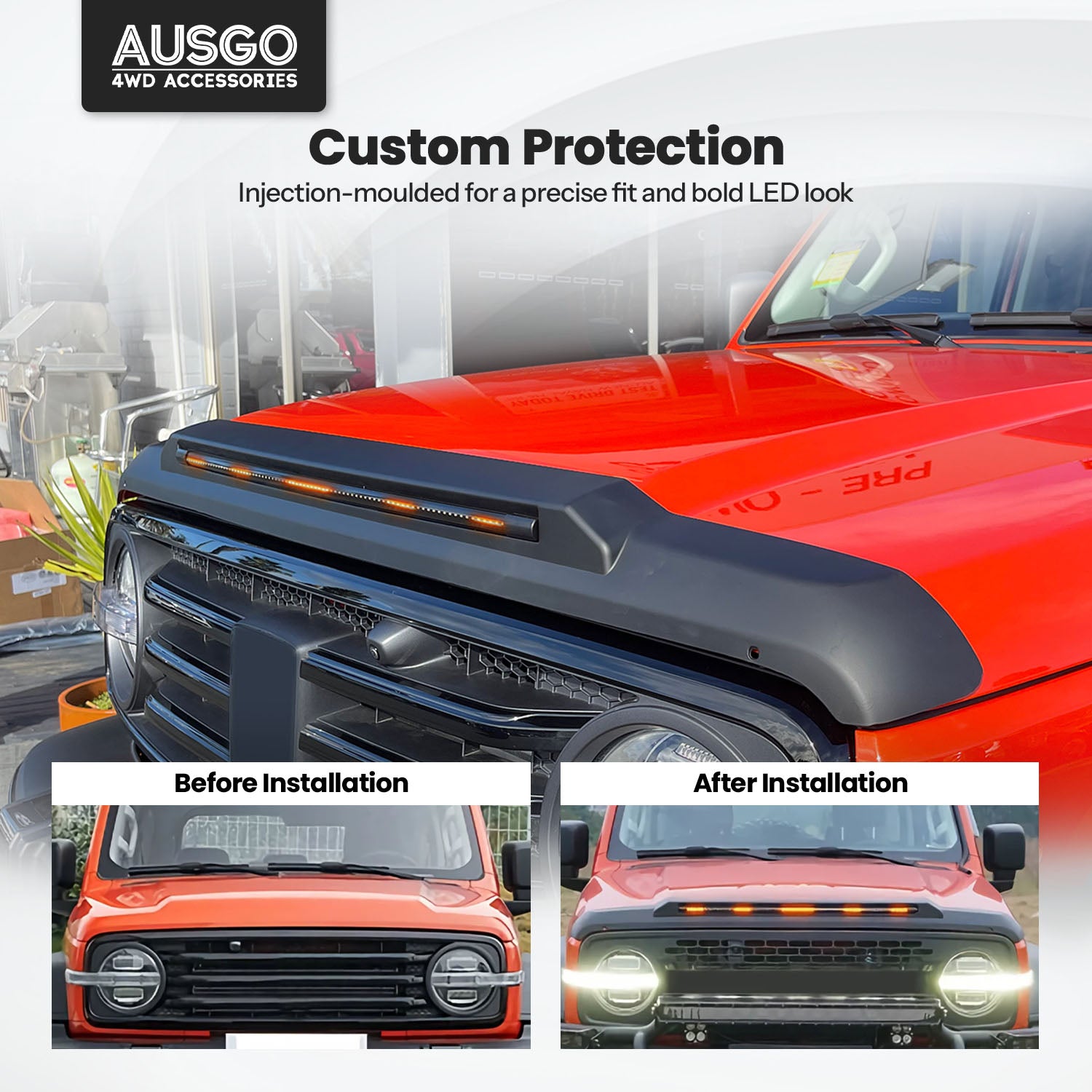 LED Bonnet Protector for GWM Tank 300 2023-Onwards