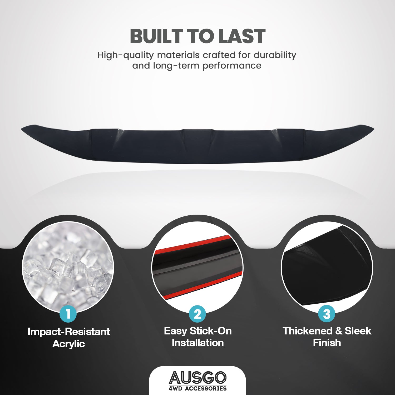 Stainless Trim Weather Shields + Bonnet Protector for Haval H6 B01 Series 2021-Onwards