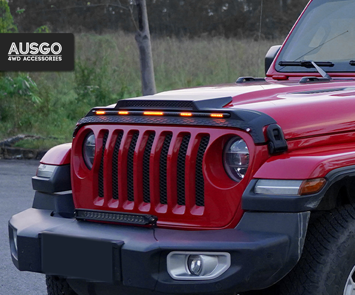 LED Bonnet Protector for Jeep Wrangler JL Series 4 Doors 2018-Onwards
