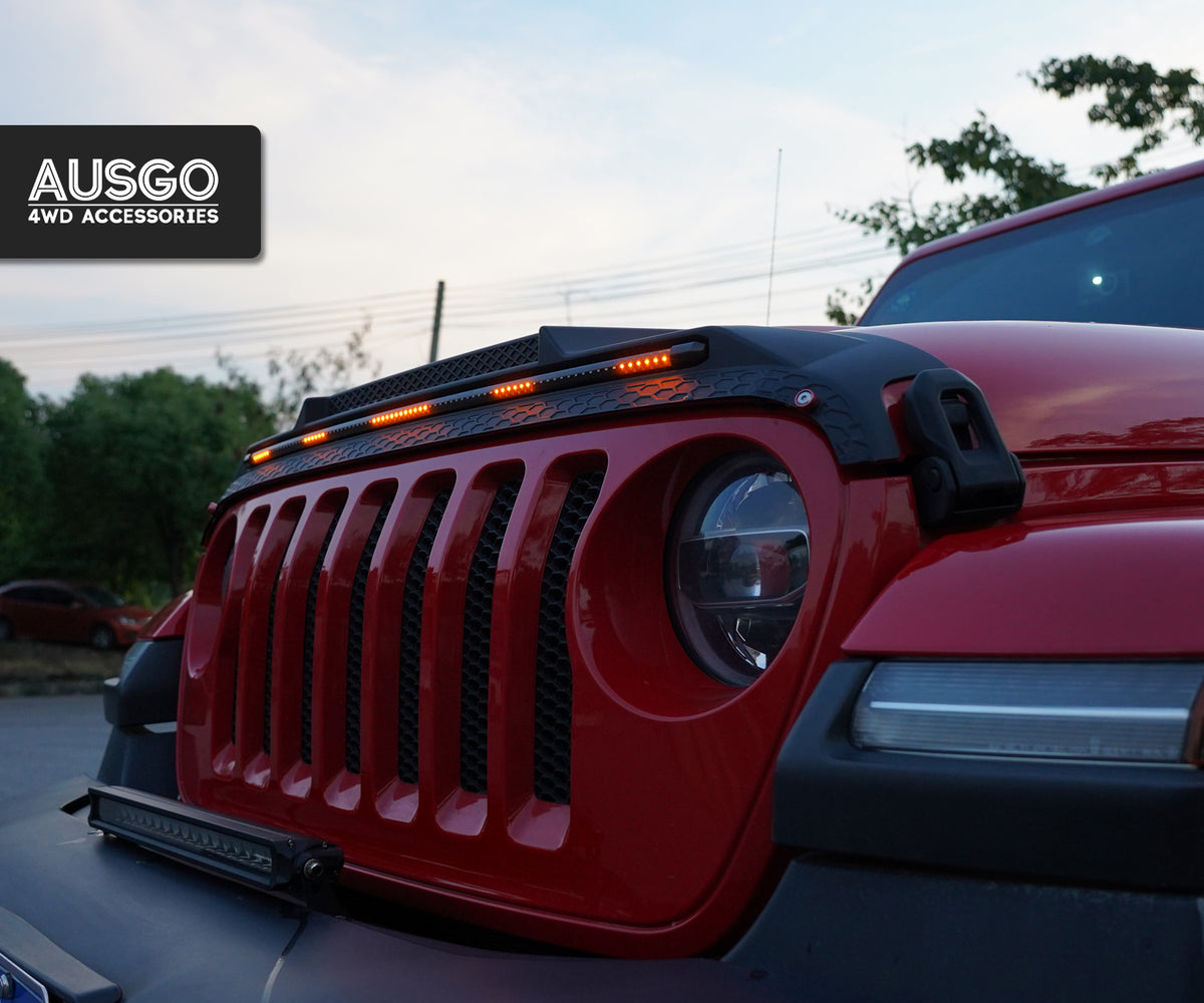 LED Bonnet Protector for Jeep Wrangler JL Series 4 Doors 2018-Onwards