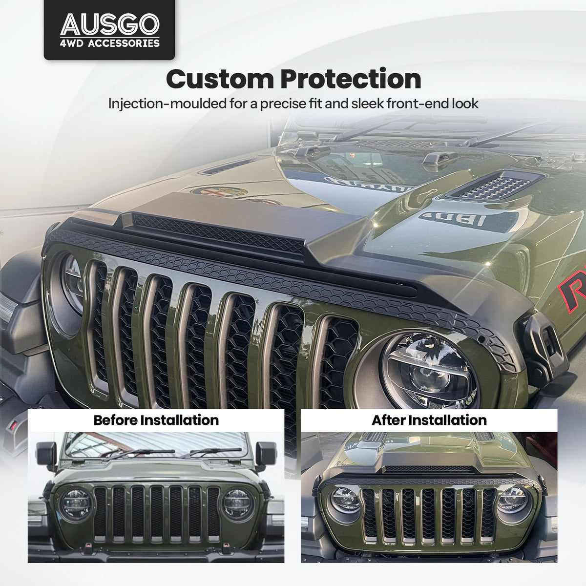 Bonnet Protector for Jeep Wrangler JL Series 2018-Onwards